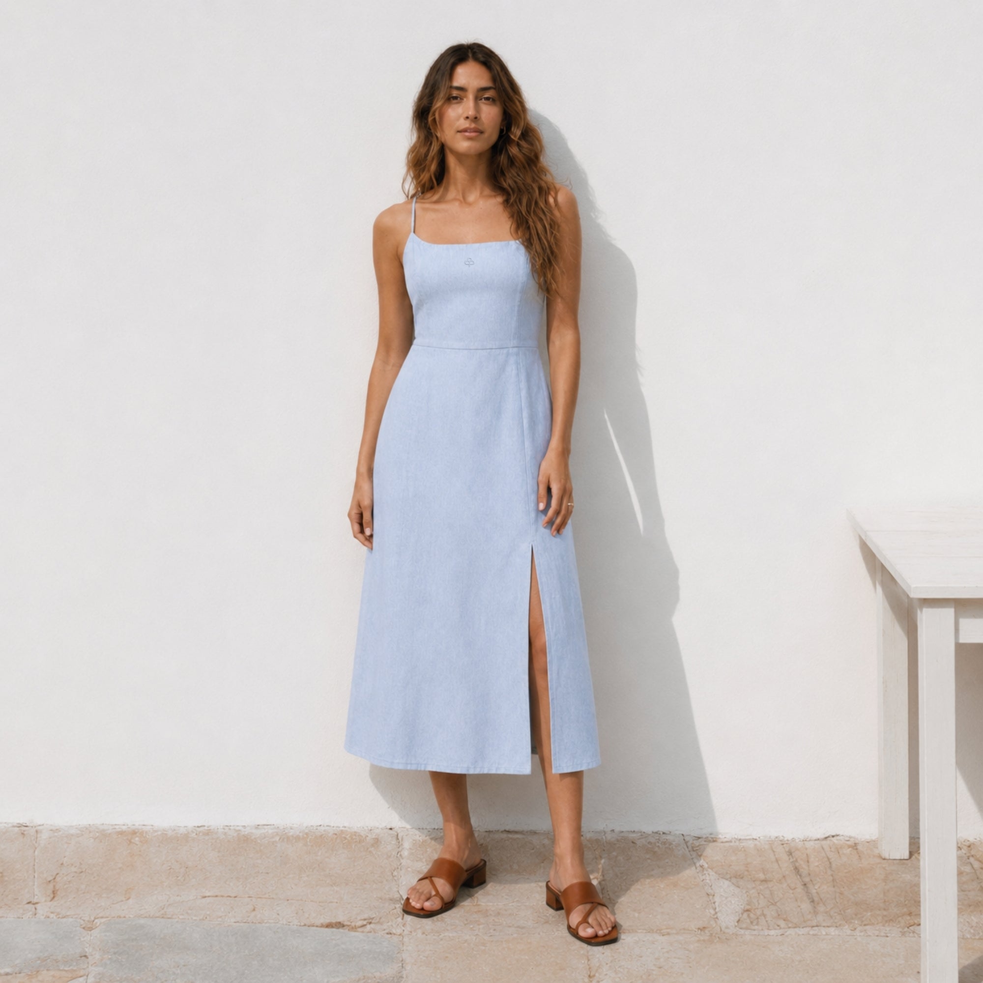Robe midi en lin