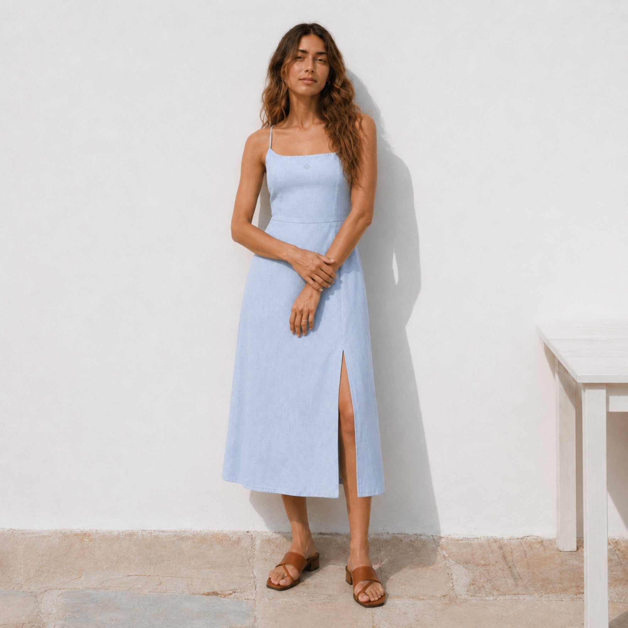 Robe midi en lin