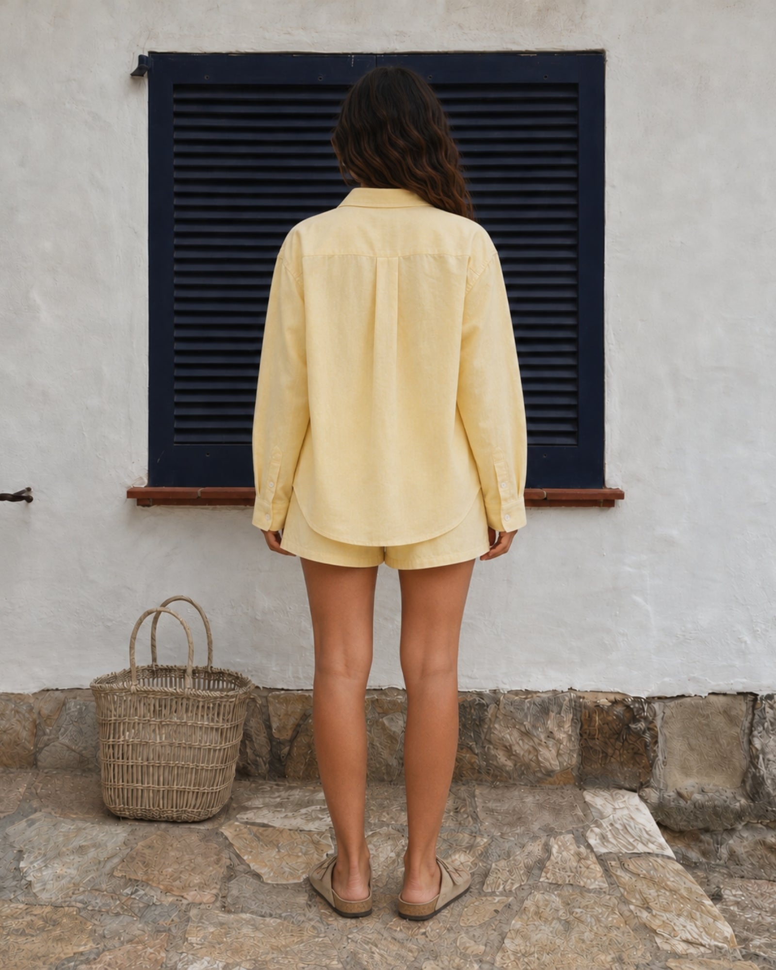 Short boxer en coton