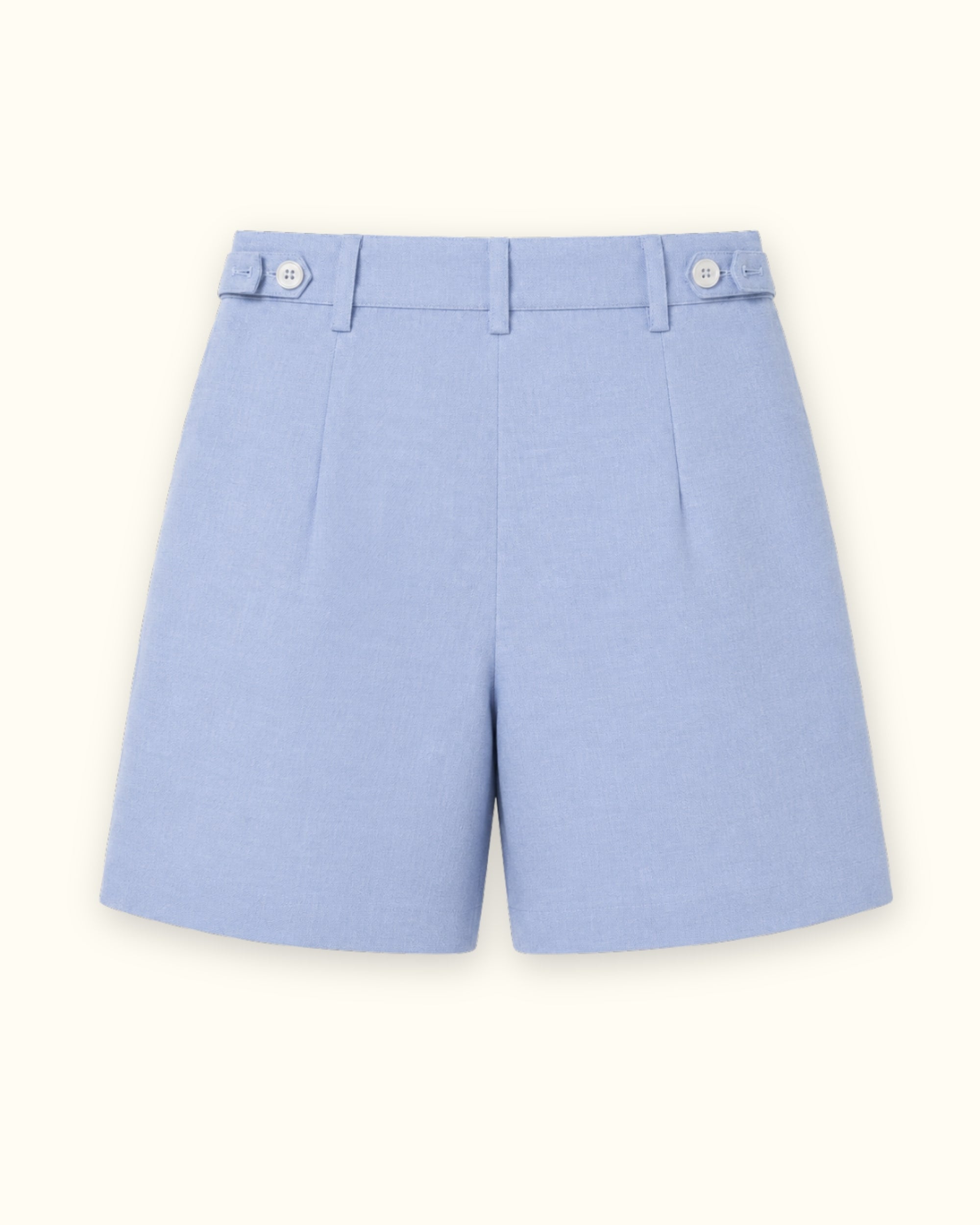 Tailored Linen Shorts