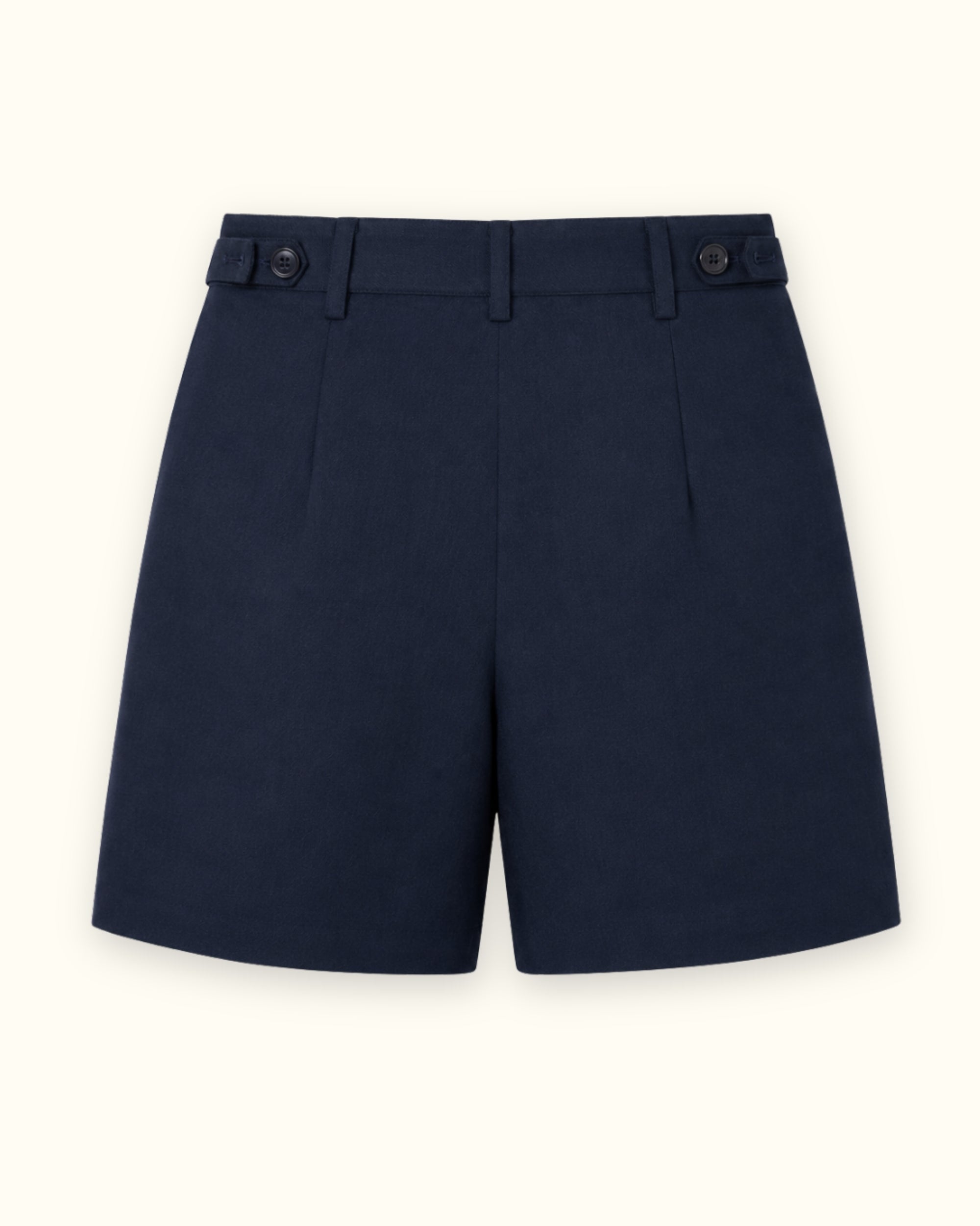 Tailored Linen Shorts