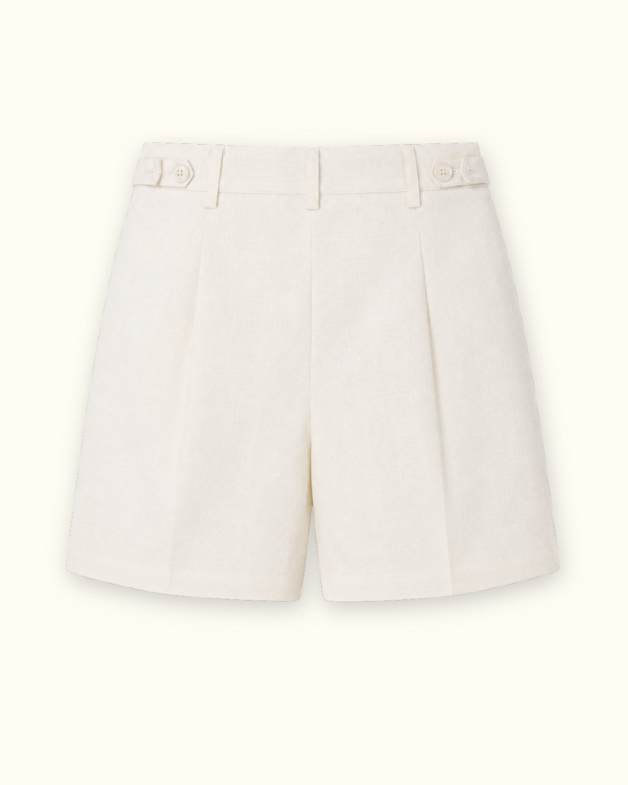 Tailored Linen Shorts