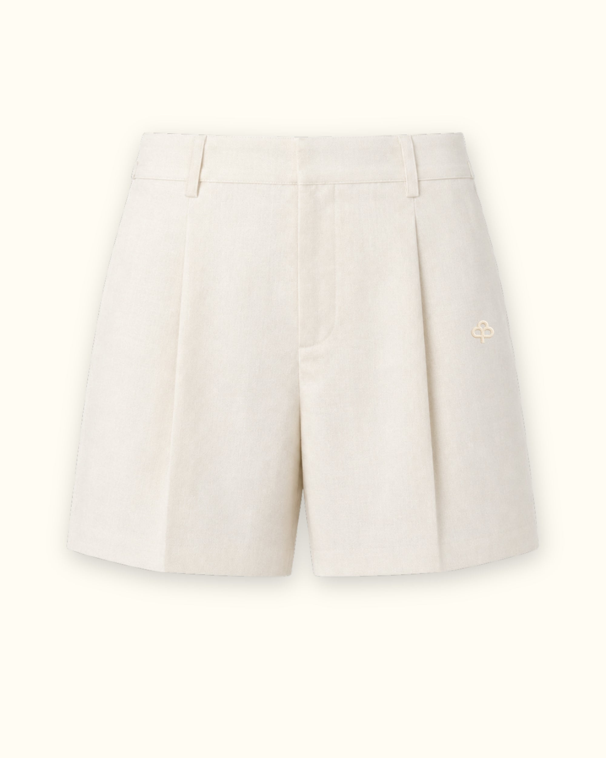 Tailored Linen Shorts
