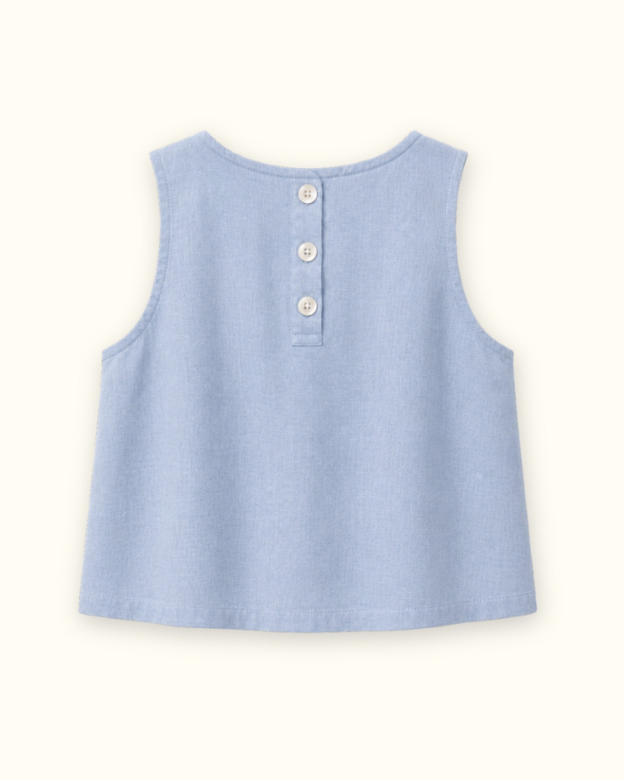 Sleeveless Linen Top