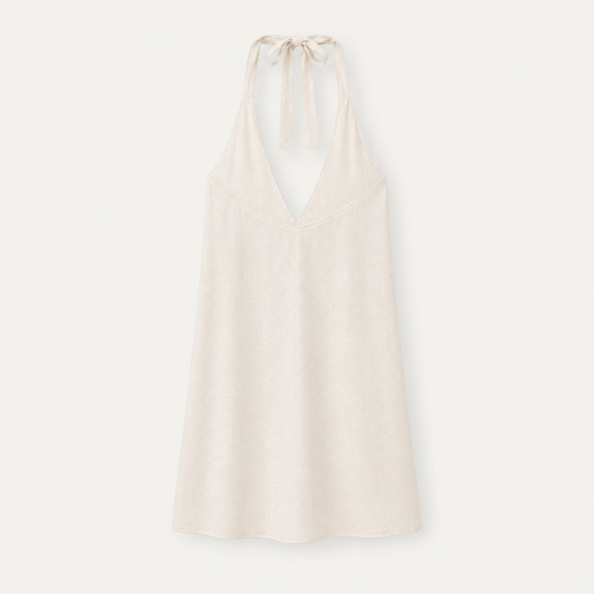 Robe Halter Coton Lin