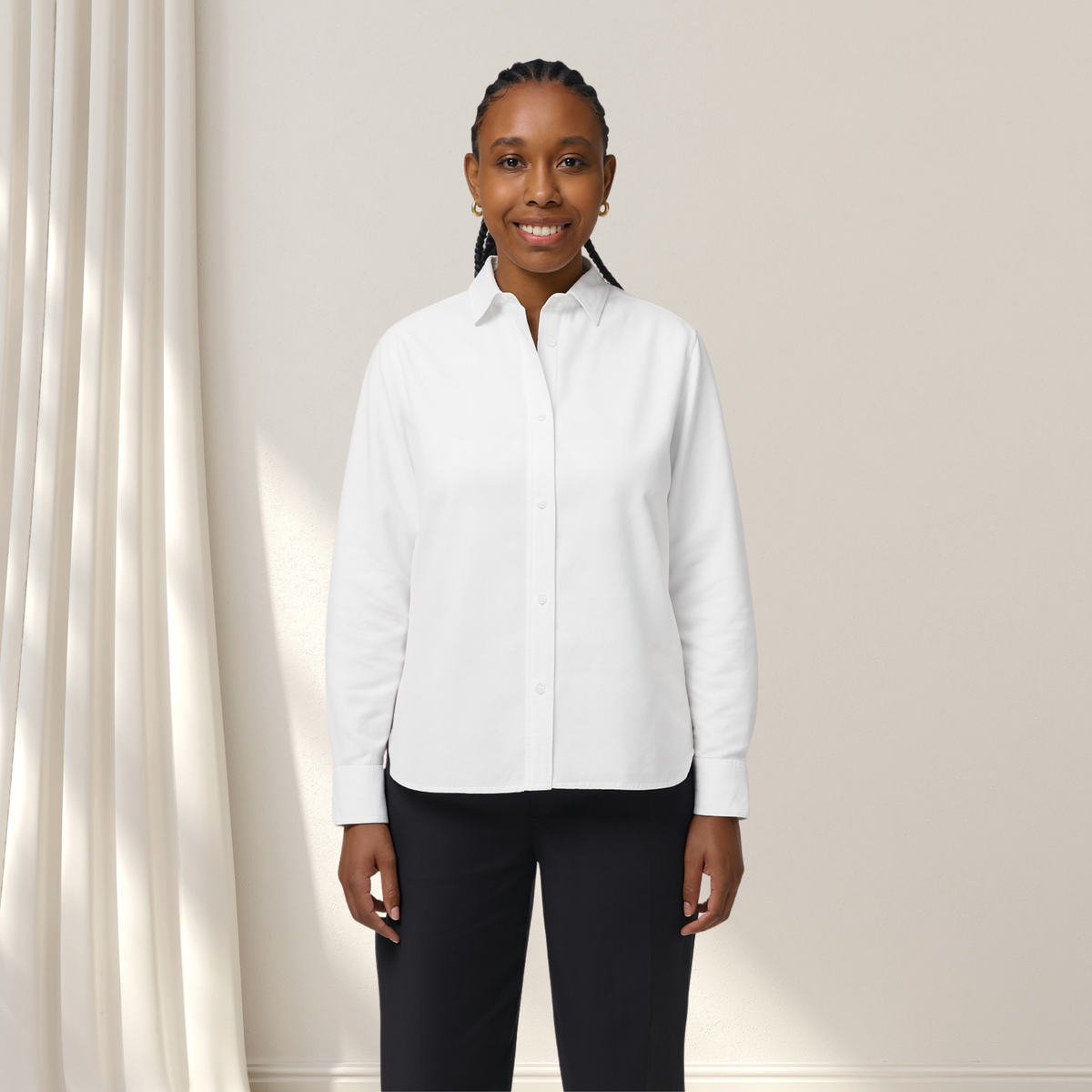 La Chemise Oxford — Blanc