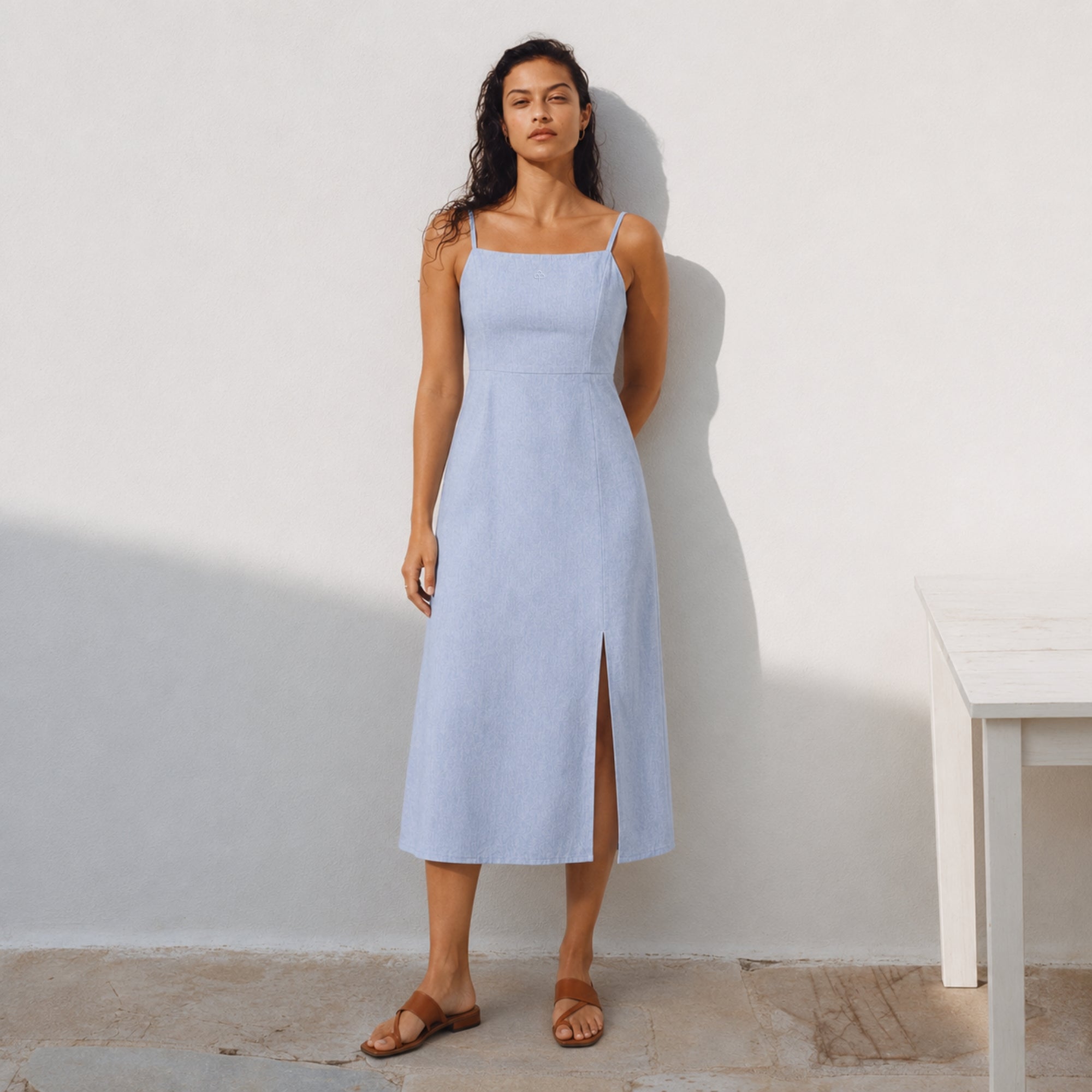 Robe Midi Coton Lin