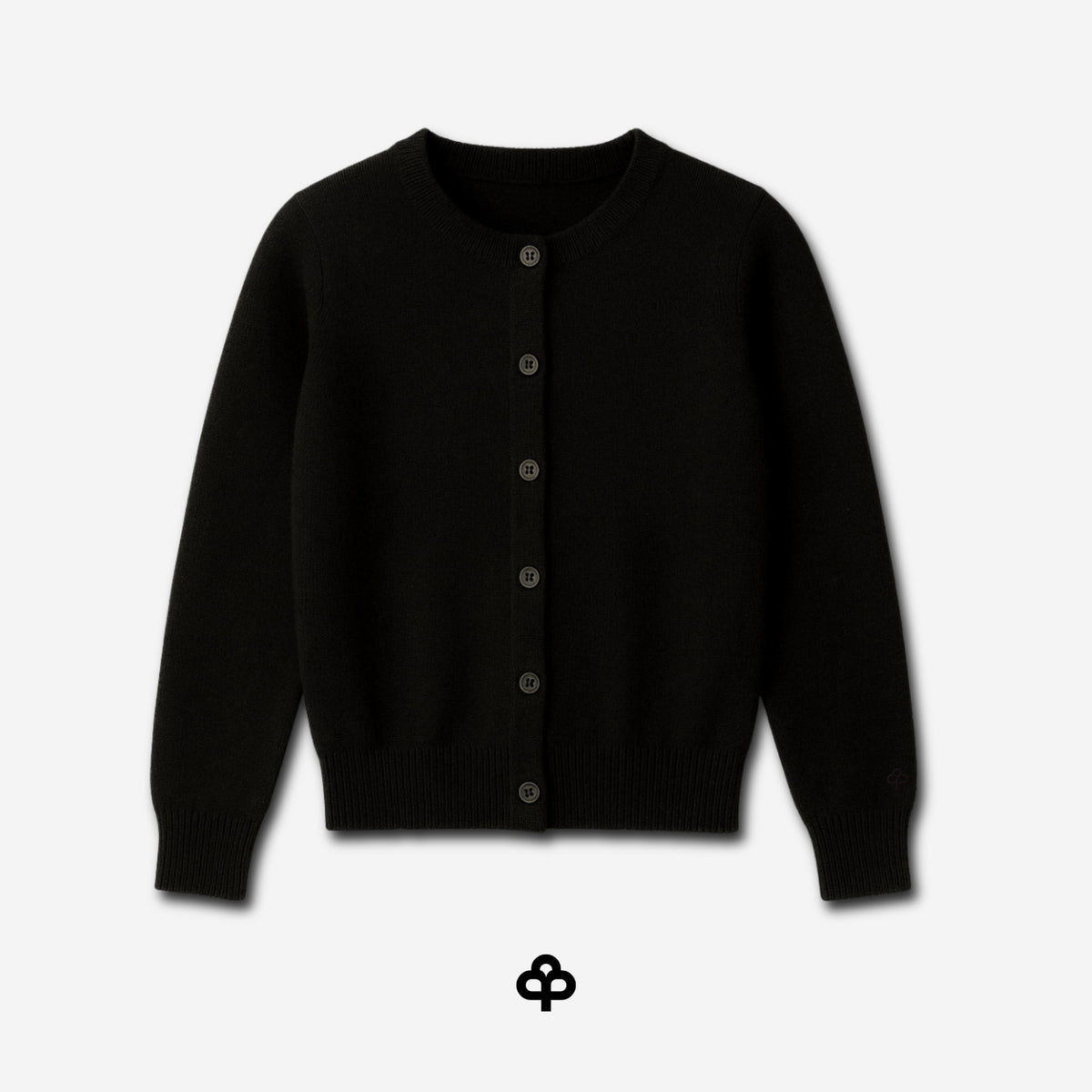Cardigan Laine Mérinos — Noir