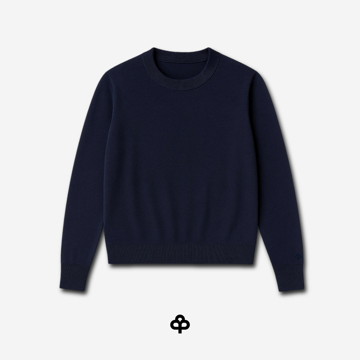 Pull Laine Mérinos  — Bleu Marine