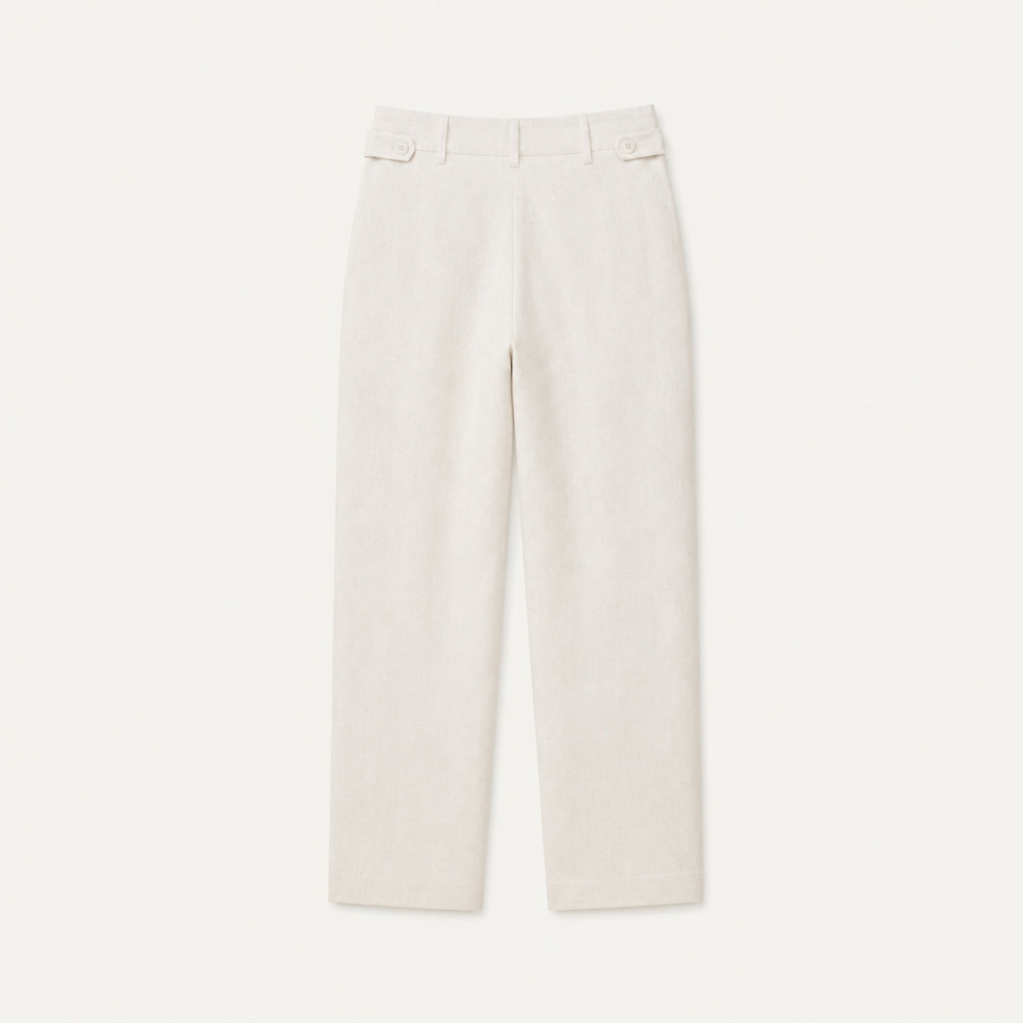 Straight Leg Linen Pants